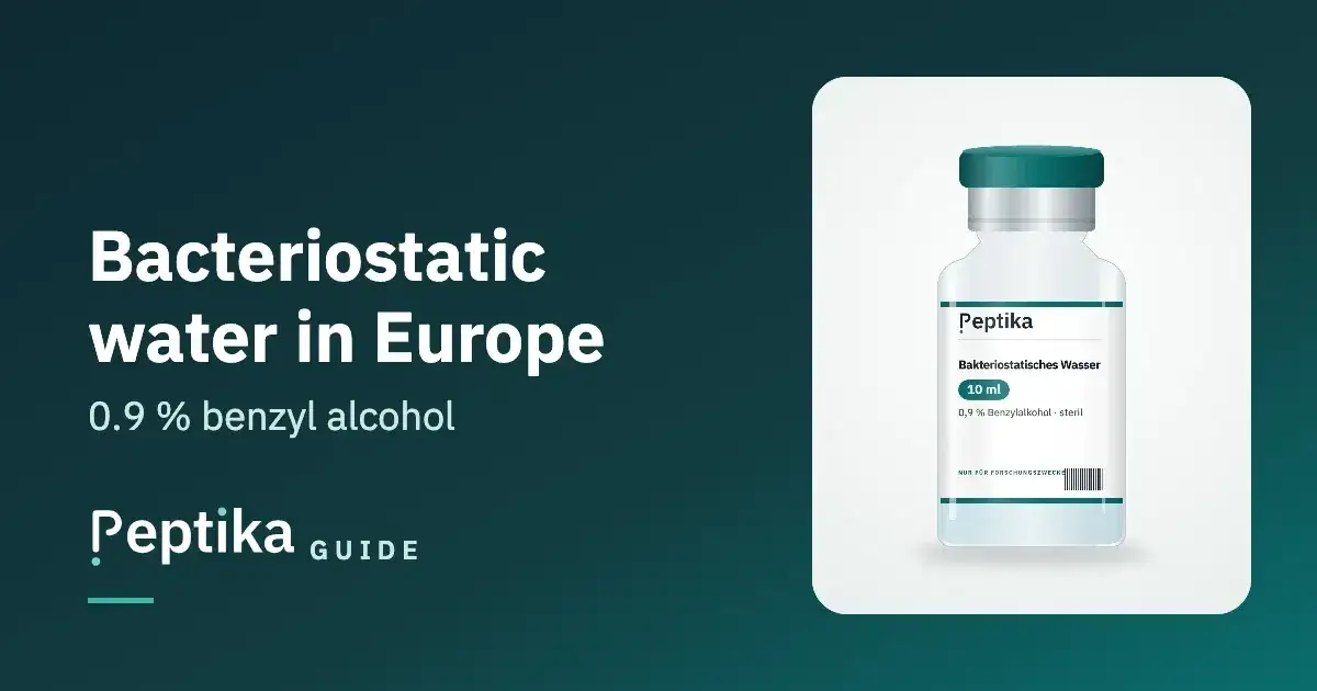 Bacteriostatic water in Europe