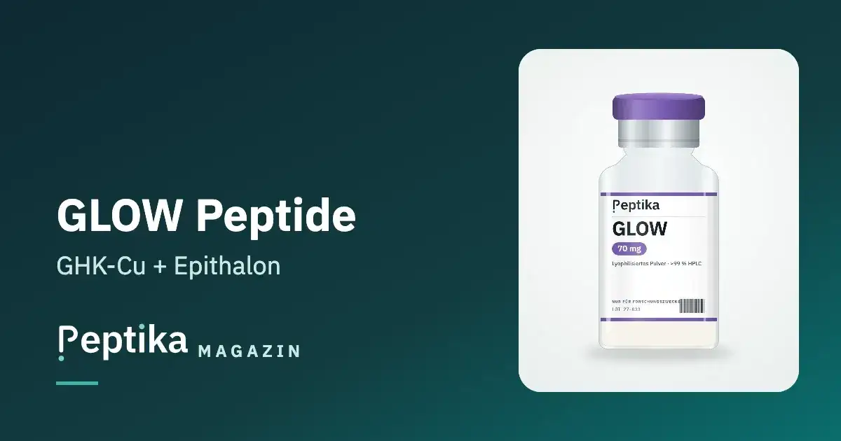 GLOW Peptid-Blend (GHK-Cu + Epithalon): Zusammensetzung und Forschung im Überblick
