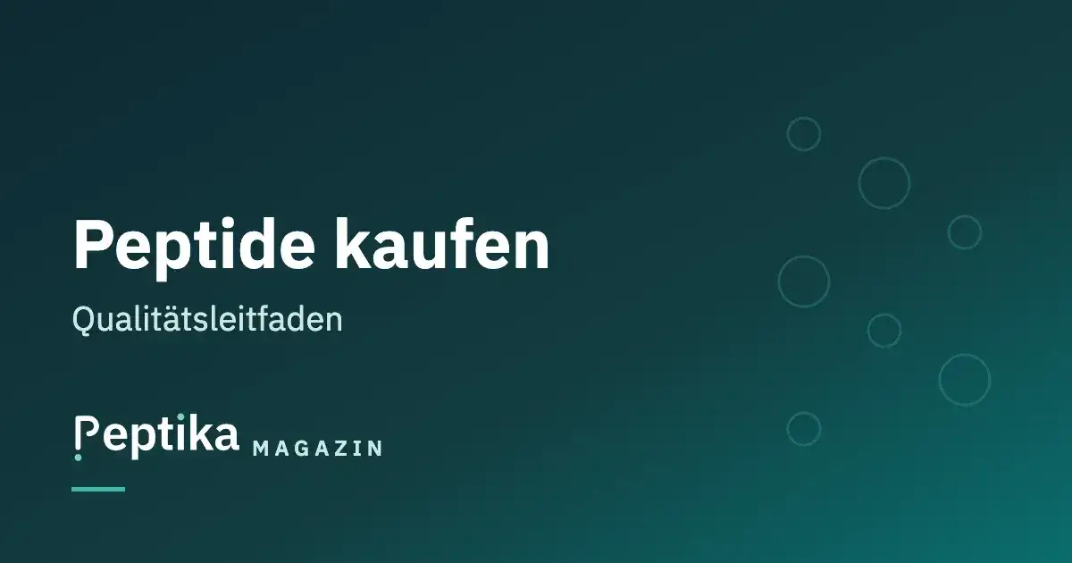 Peptide kaufen in Deutschland: Worauf Forscher achten sollten