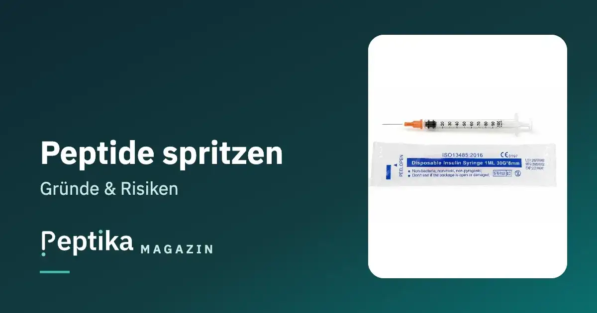 Peptide spritzen: Warum Peptide injiziert werden und welche Risiken bestehen